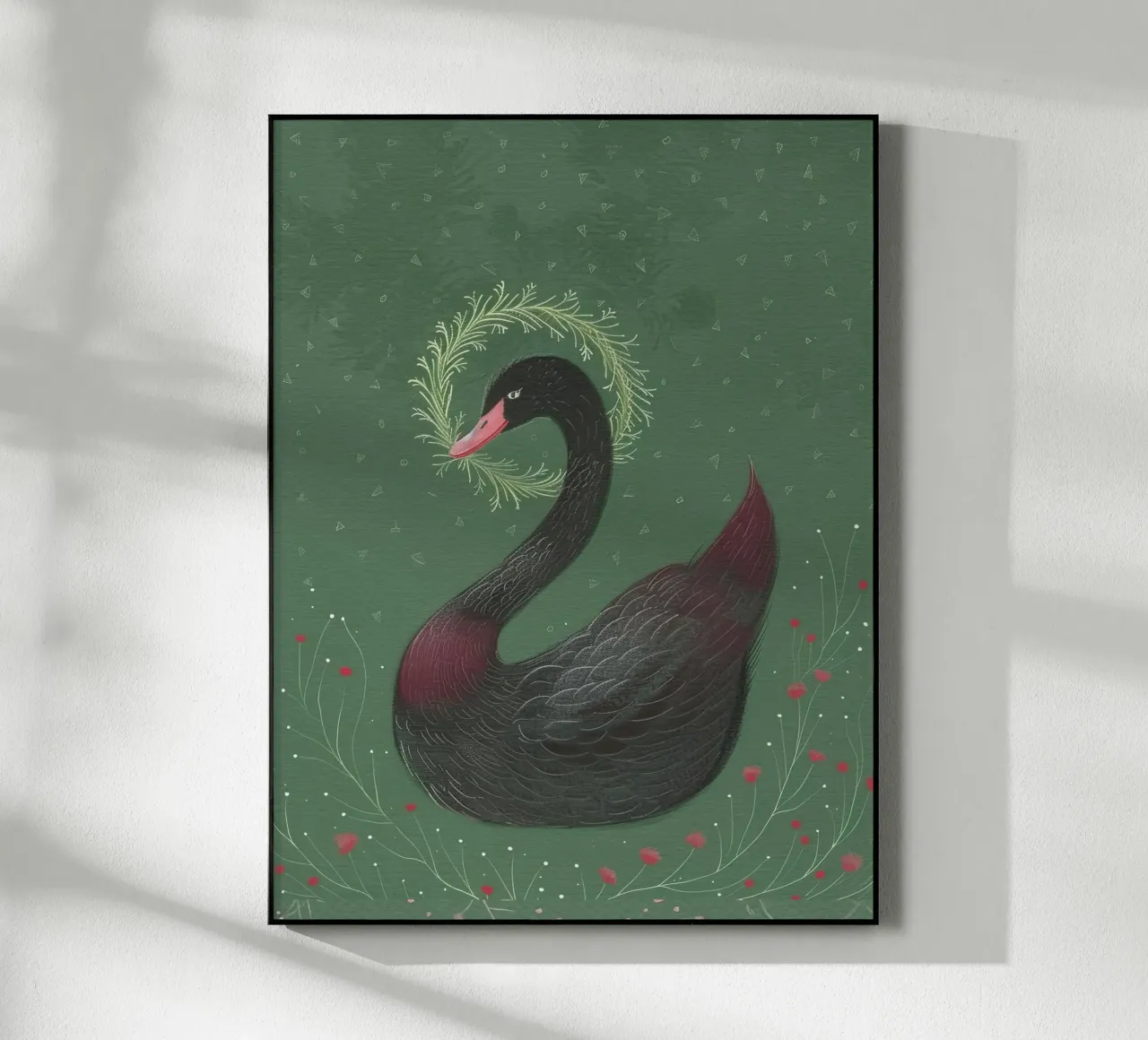 Wreath of Serenity acrylic glass by Rustic Grace Studio 02