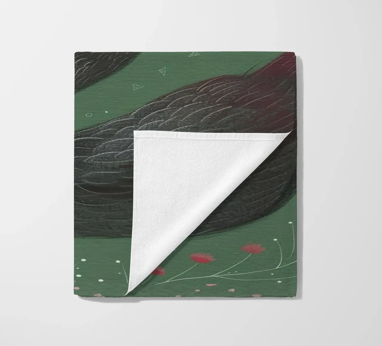 Wreath of Serenity beach towel by Rustic Grace Studio 02