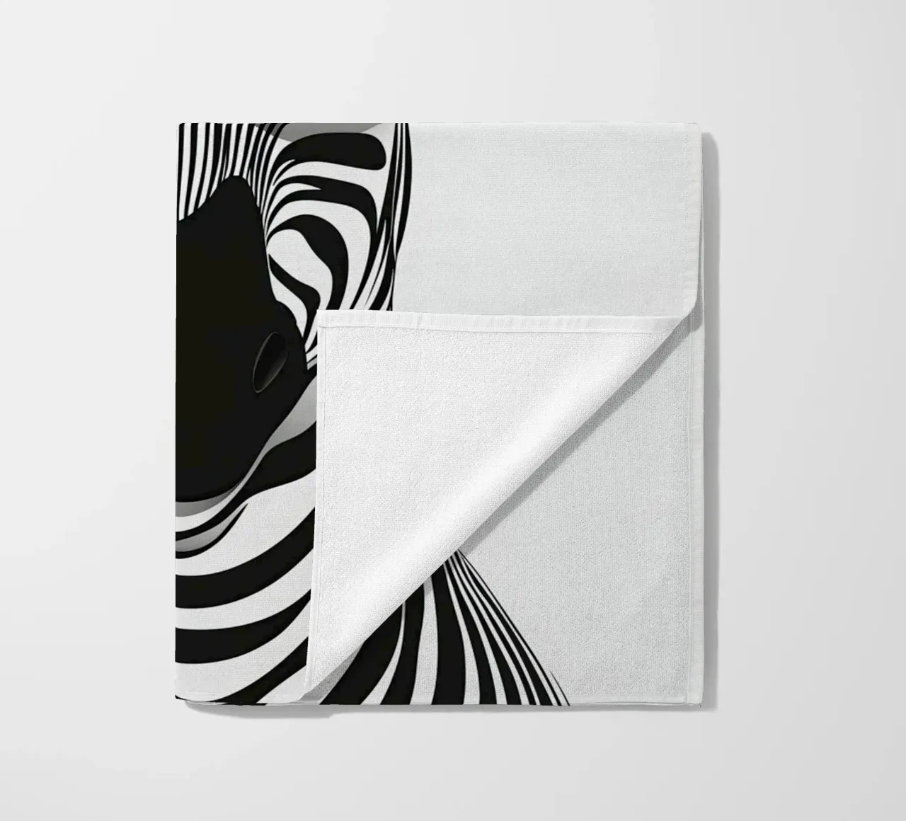 La zebra moderna indossa occhiali da sole | Pop Art telo mare da Autofocus