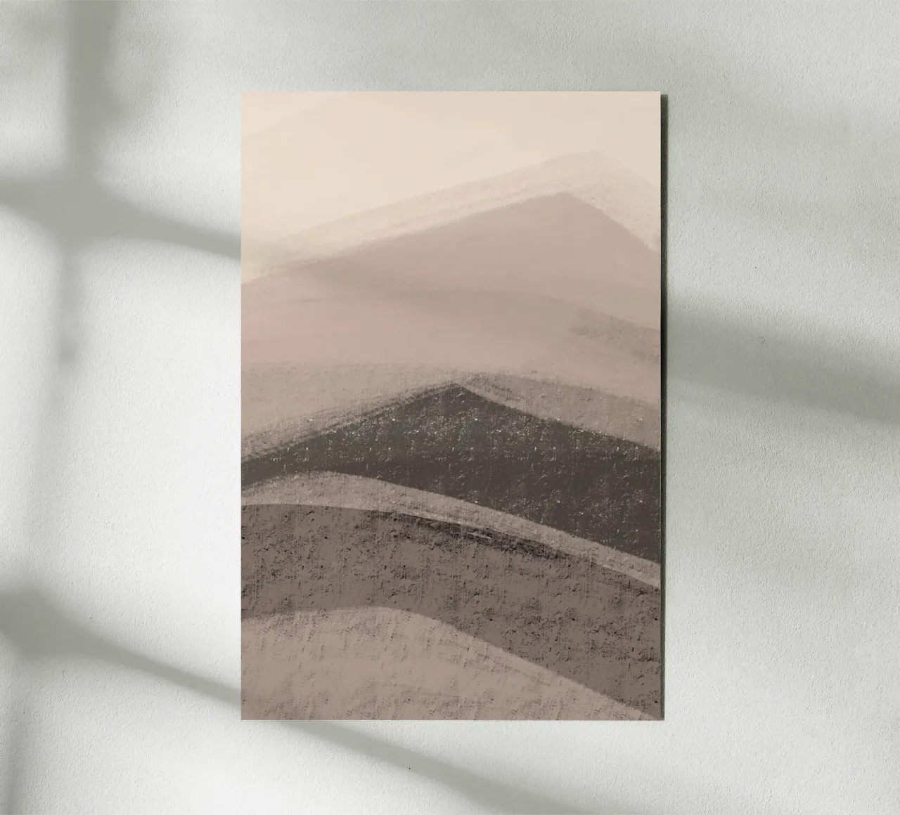 Abstract Mountains alluminio dibond da nileshkikuuchise
