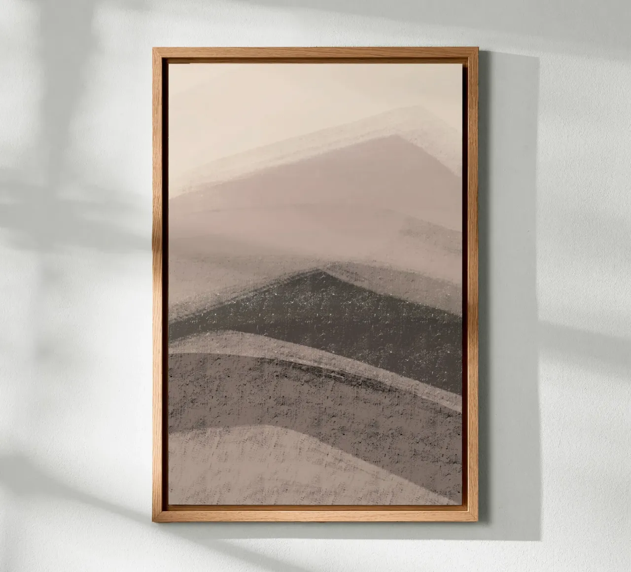 Abstract Mountains tela con Cornice a cassetta da nileshkikuuchise