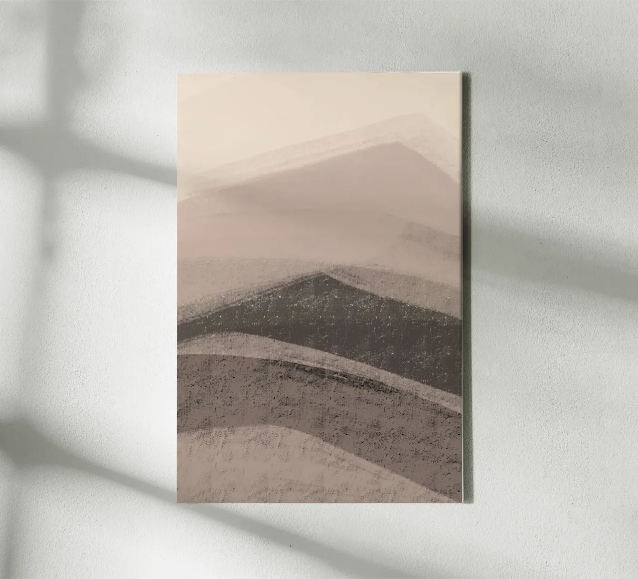 Abstract Mountains tela con Cornice a cassetta da nileshkikuuchise