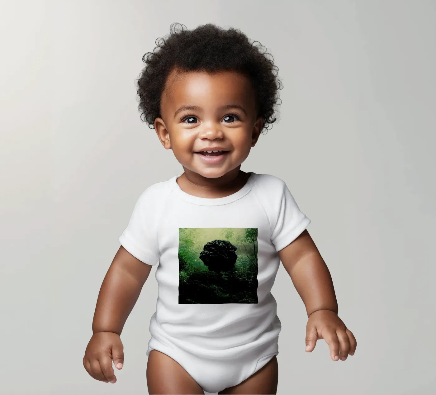 Blacks Kurzarm Babybody von Eugene Soloviev