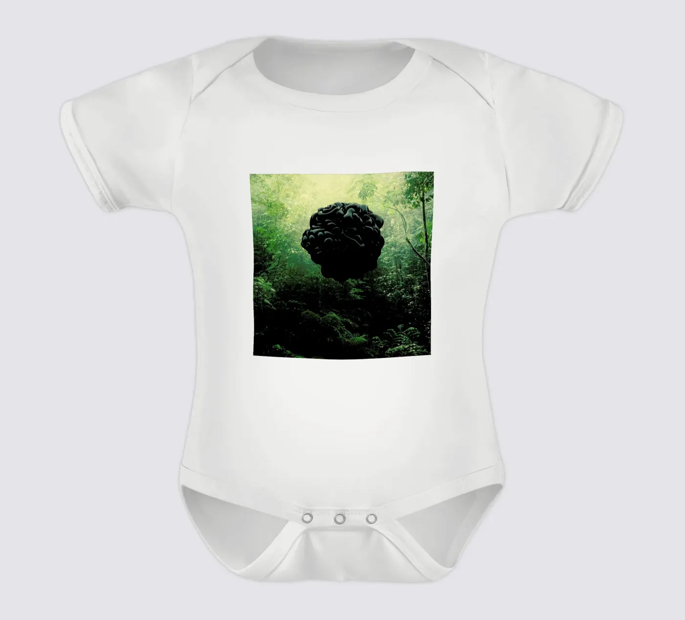 Blacks Kurzarm Babybody von Eugene Soloviev