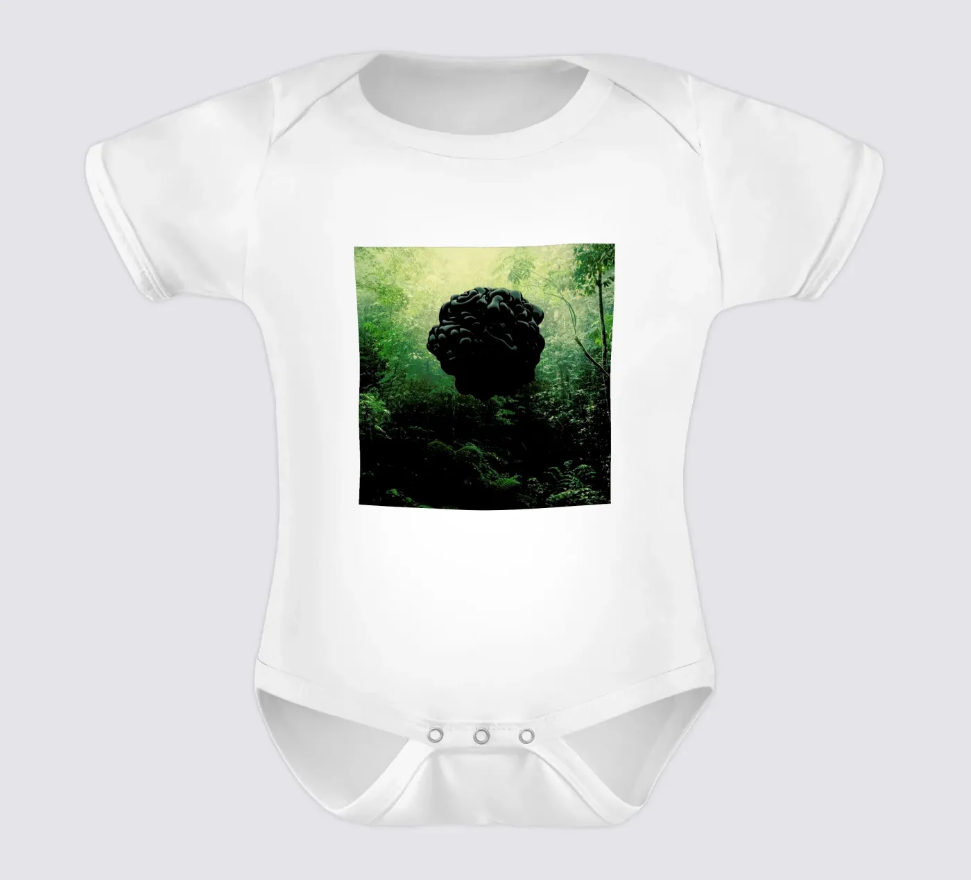 Blacks Kurzarm Babybody von Eugene Soloviev