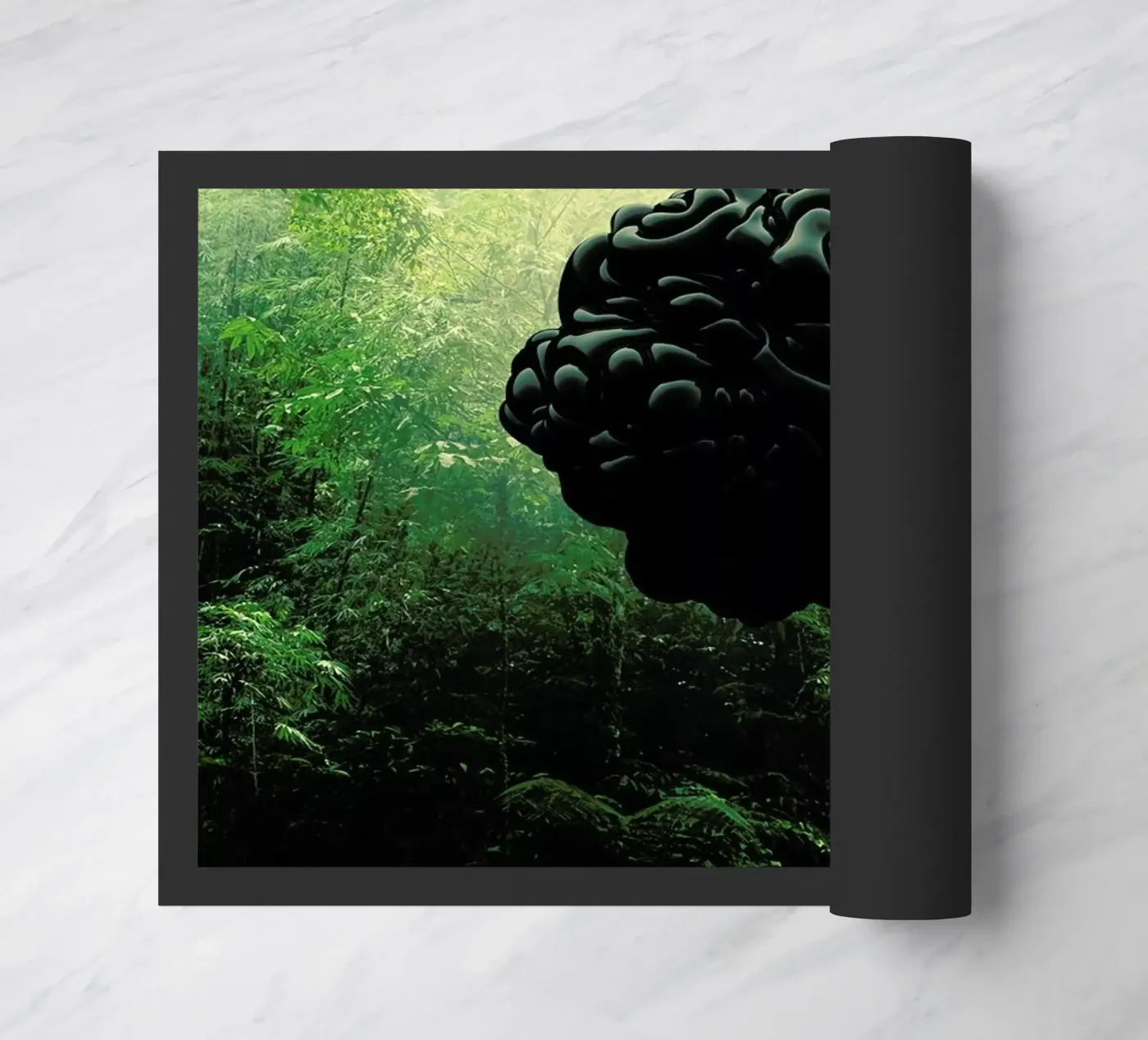 Blacks Fußmatte von Eugene Soloviev