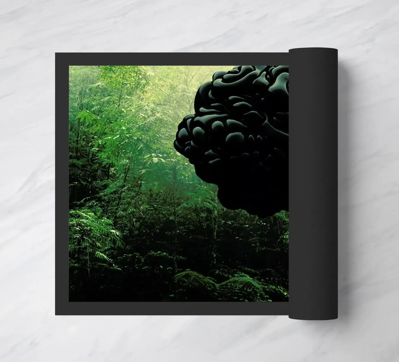 Blacks Fußmatte von Eugene Soloviev