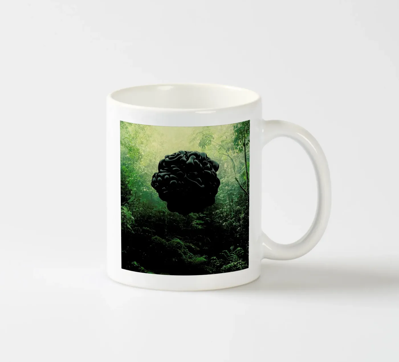 Blacks ceramic mug by Eugene Soloviev