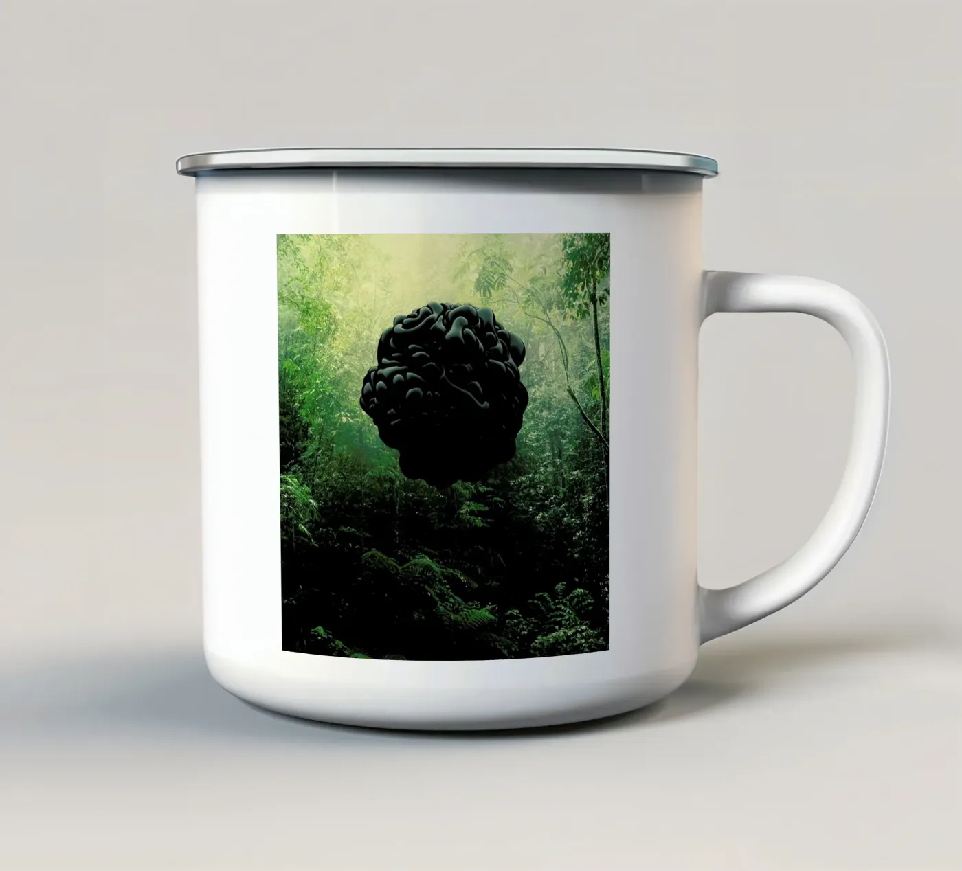 Blacks enamel mug by Eugene Soloviev