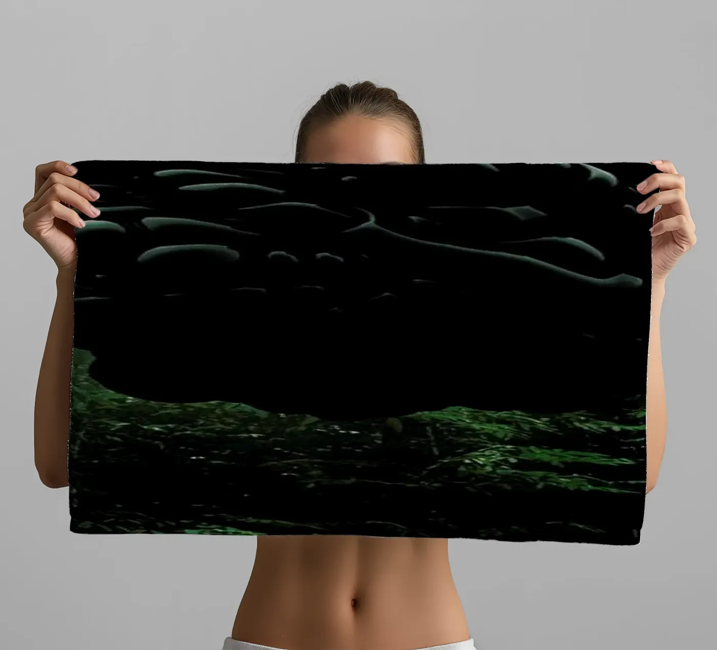 Blacks towel by Eugene Soloviev