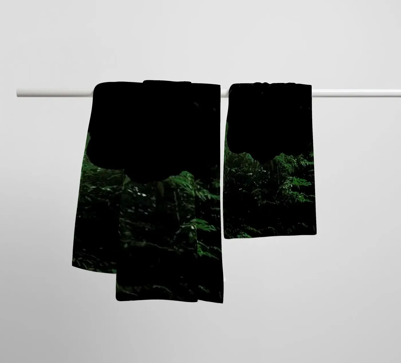 Blacks towel by Eugene Soloviev