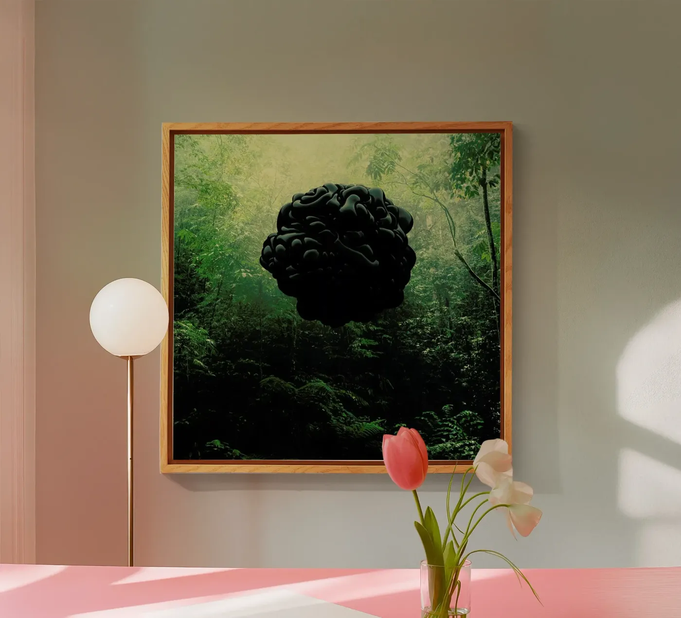 Blacks Acryl-Glas von Eugene Soloviev