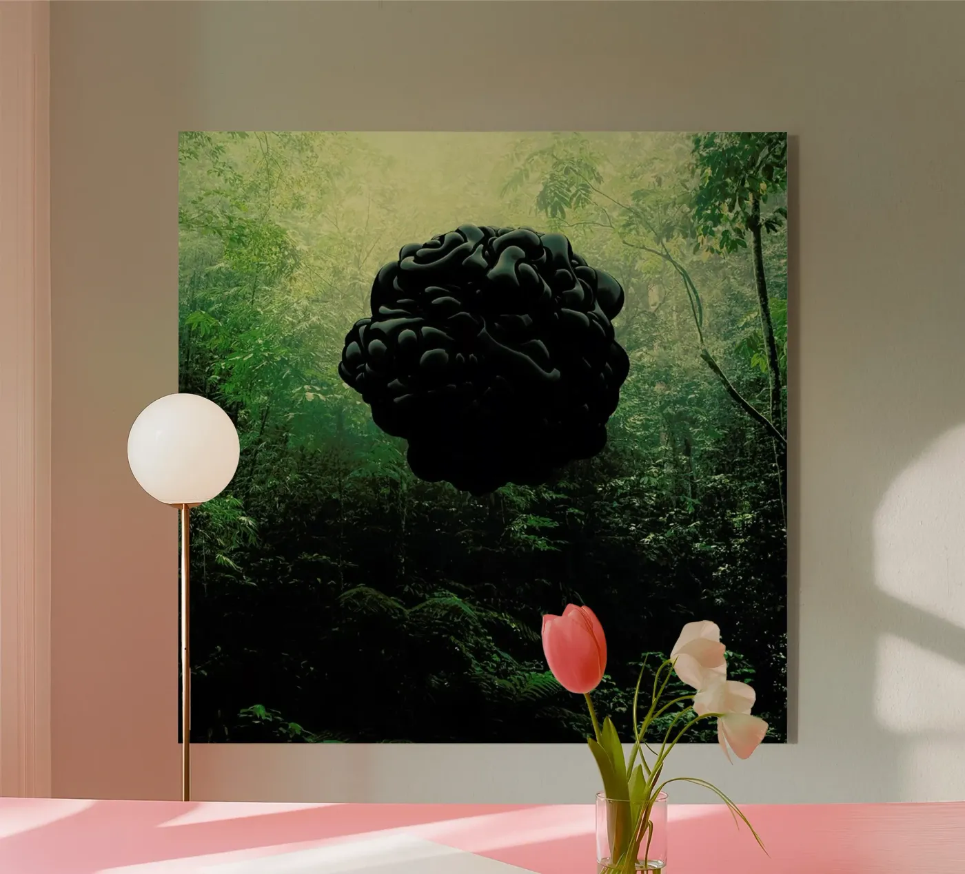 Blacks Acryl-Glas von Eugene Soloviev