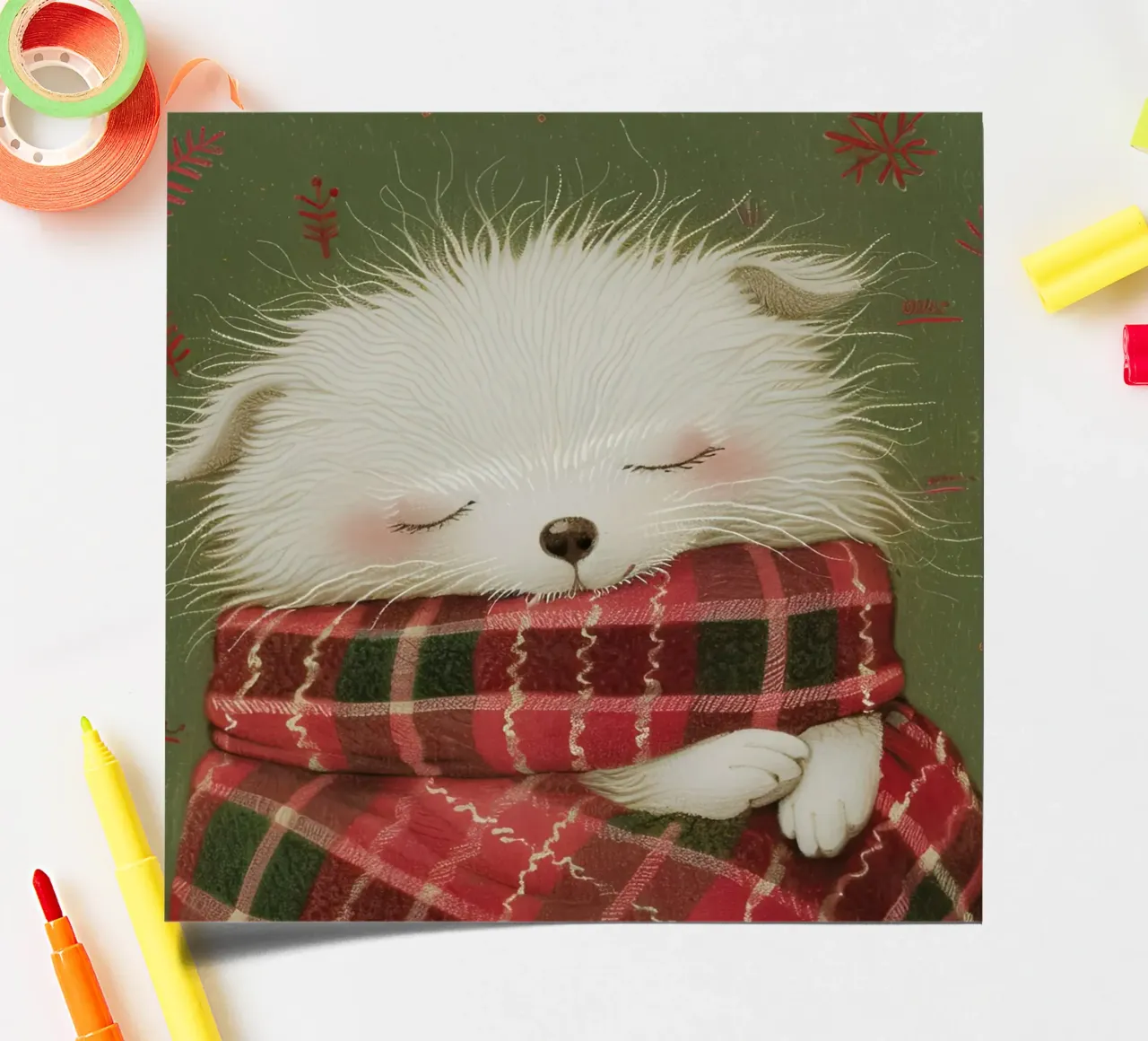 Cozy Pup Dreams sticker sheet by Rustic Grace Studio 02