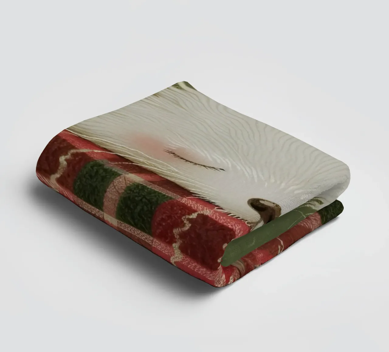 Gezellige pup dromen badhanddoek van Rustic Grace Studio 02