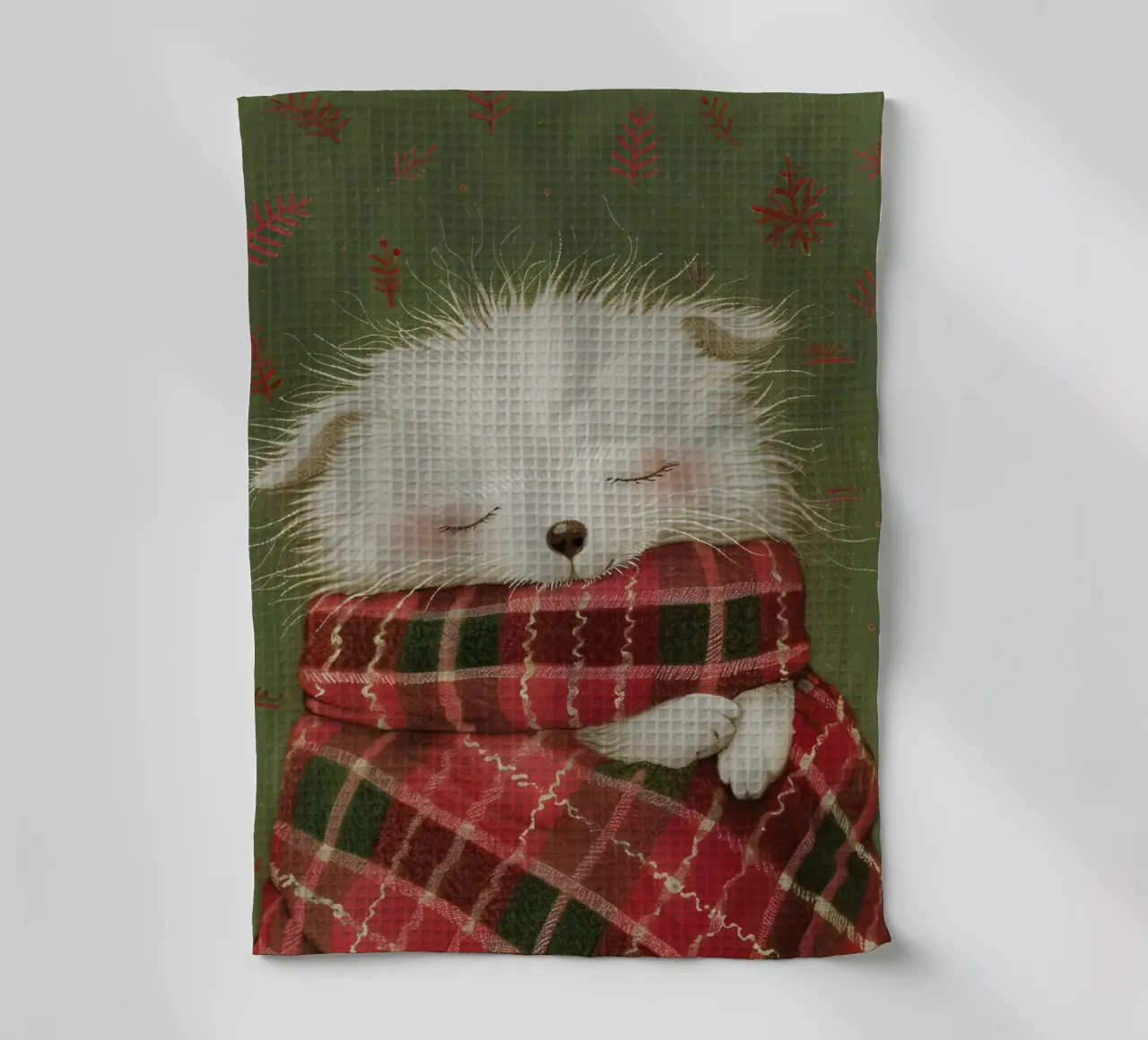 Rêves de chiot torchon de Rustic Grace Studio 02