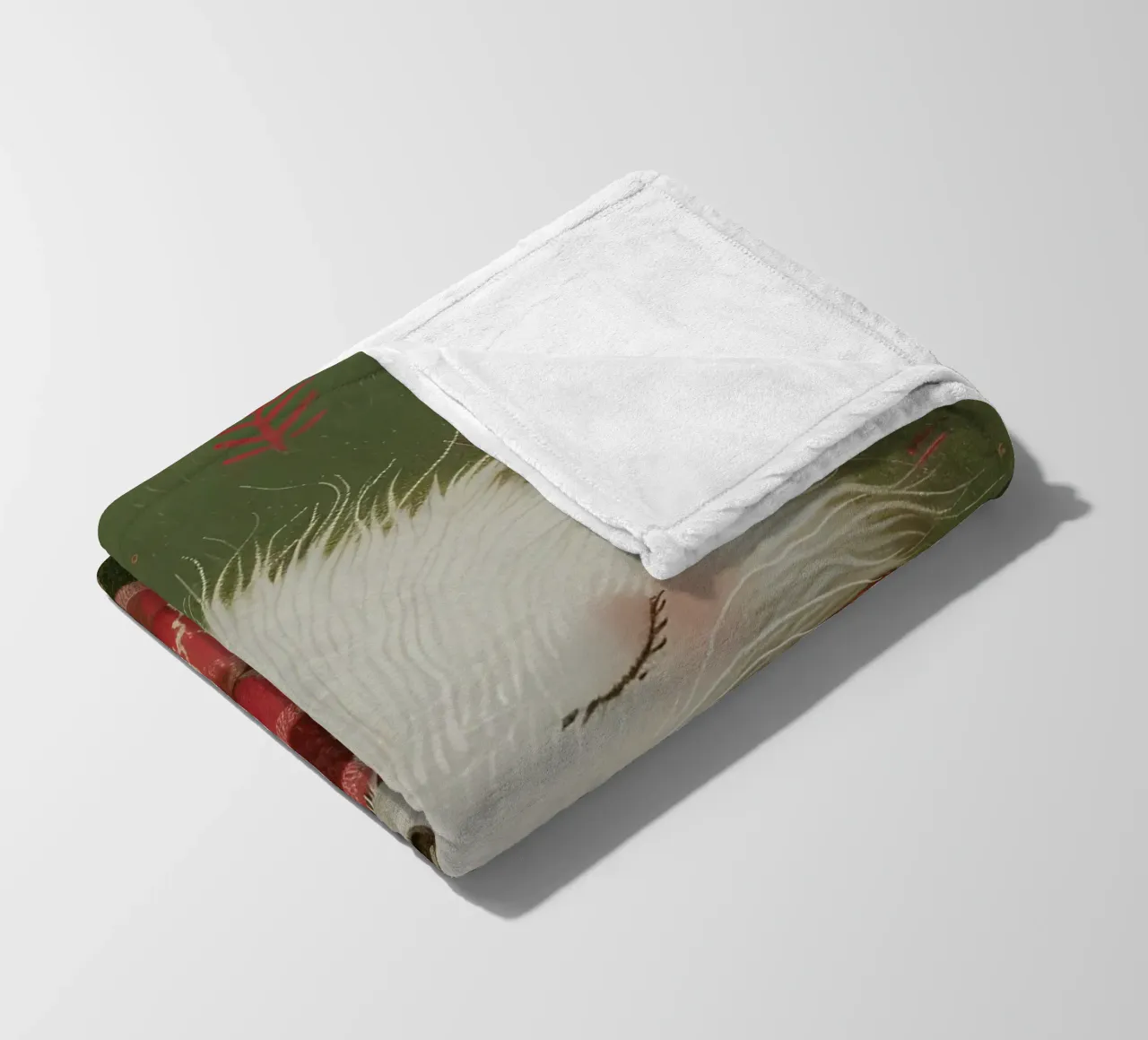 Cozy Pup Dreams fleece blanket by Rustic Grace Studio 02