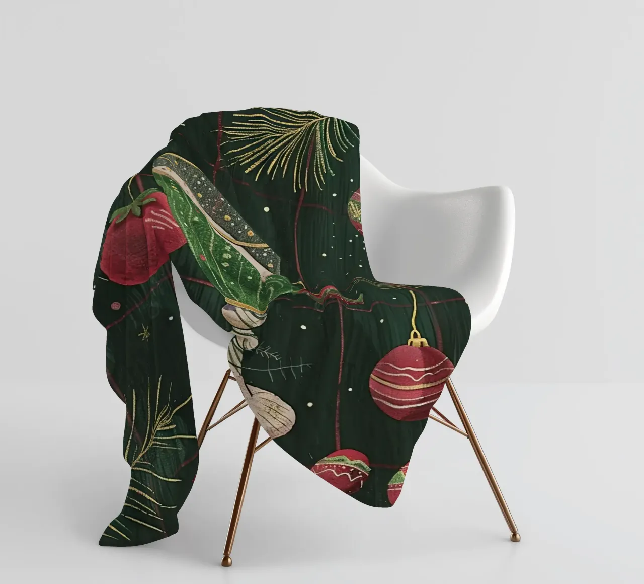 Green Glass of Joy fleece blanket by Rustic Grace Studio 02