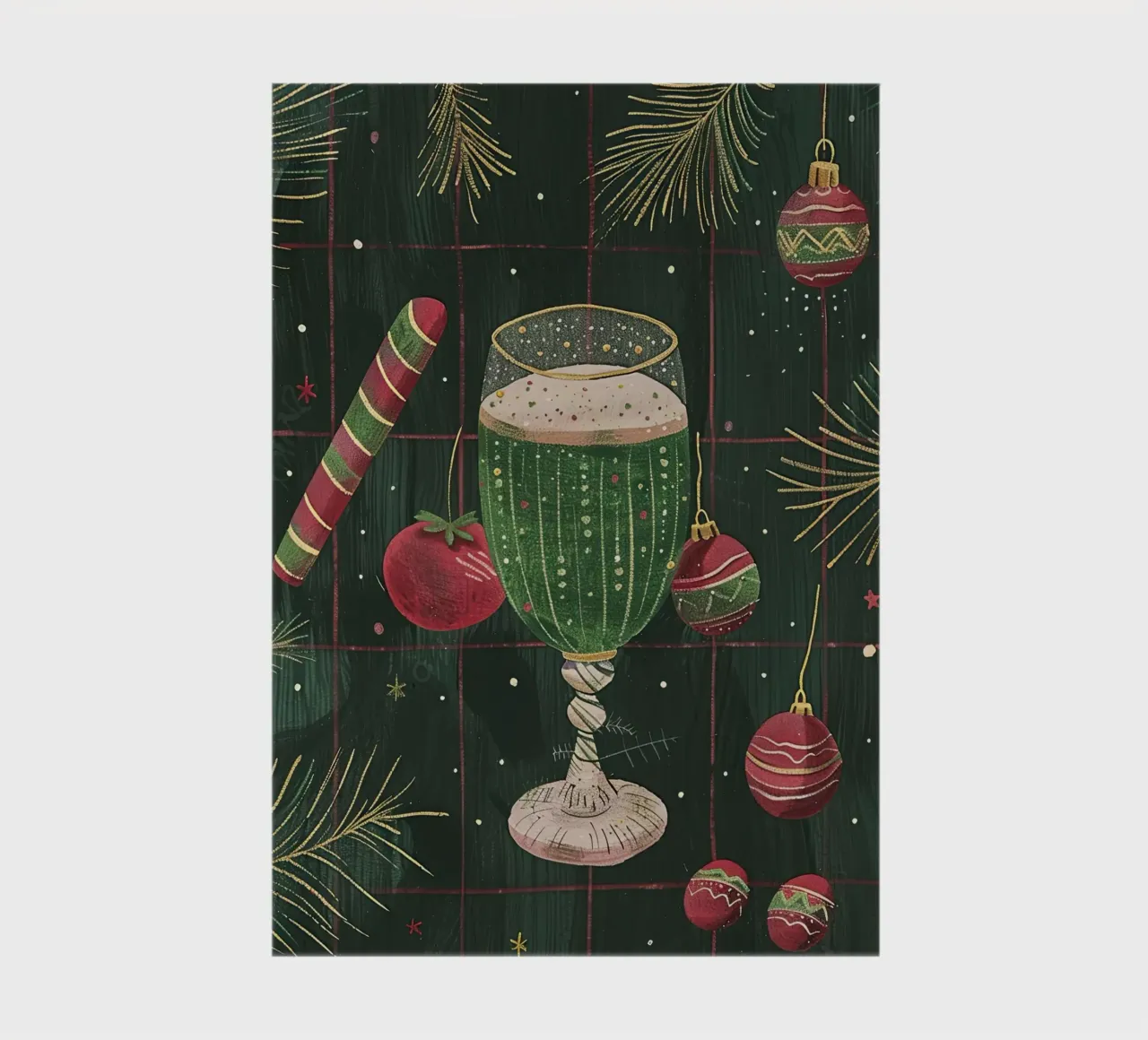 Green Glass of Joy notebook by Rustic Grace Studio 02