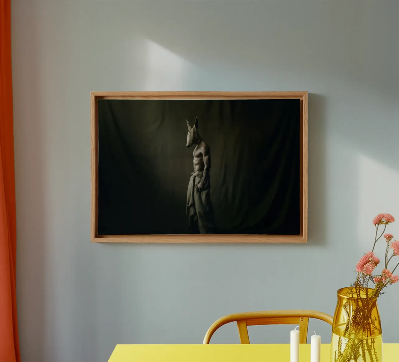 Bark tela con Cornice a cassetta da Art Unleashed