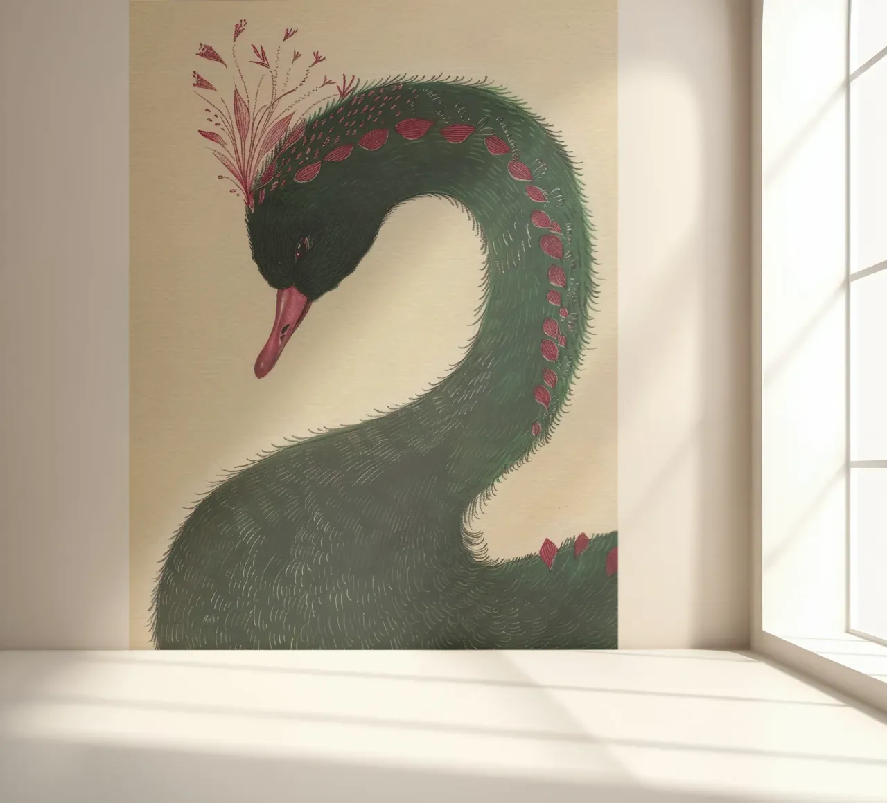 The Regal Swan photo wallpaper by Rustic Grace Studio 02