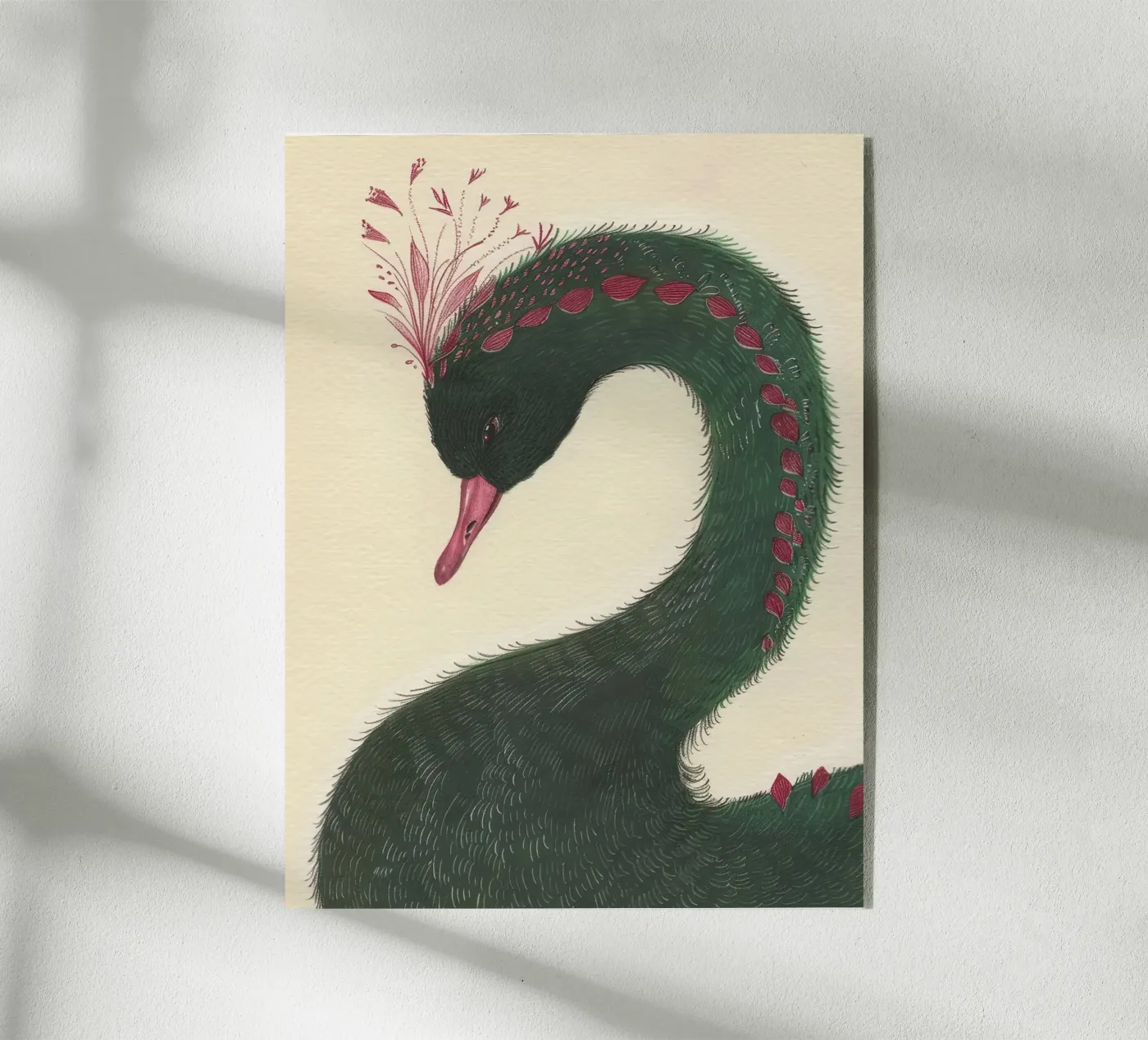 Il Cigno Regale plexiglass da Rustic Grace Studio 02