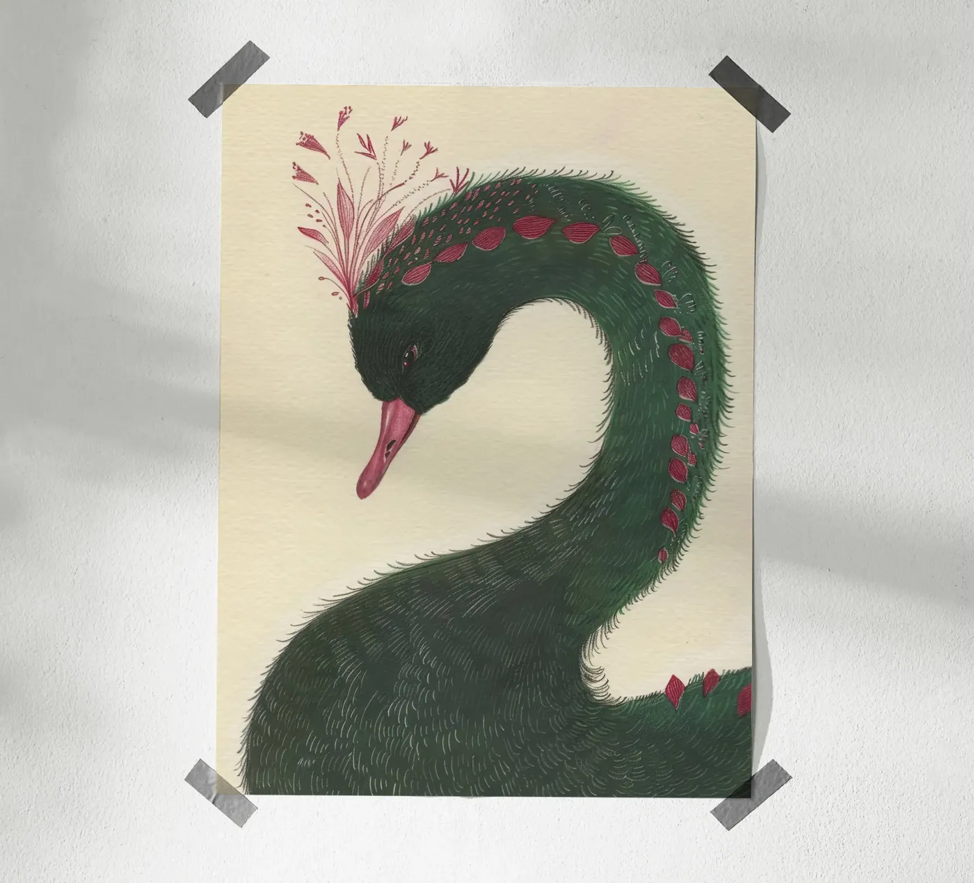 Il Cigno Regale poster da Rustic Grace Studio 02