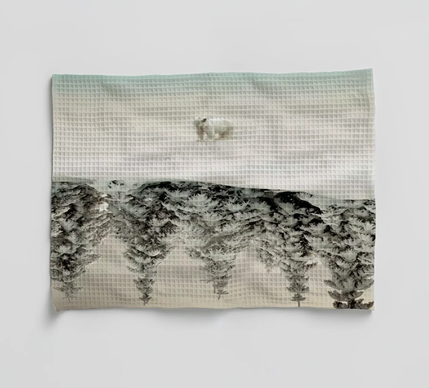Brod tea towel by Eugene Soloviev