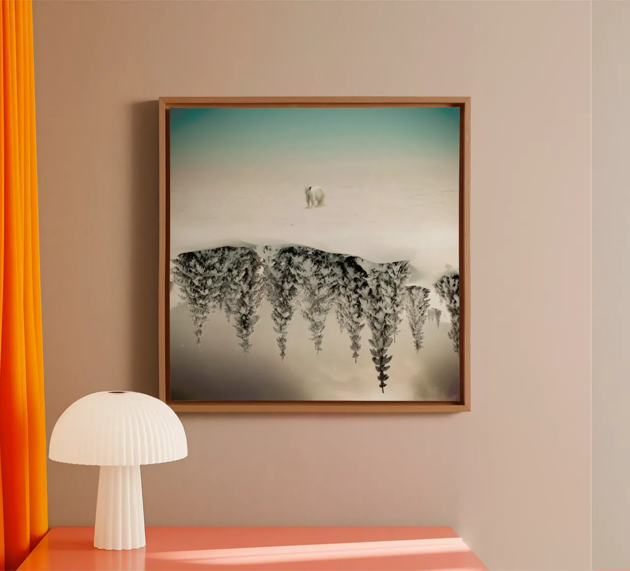 Brod canvas met Baklijst van Eugene Soloviev