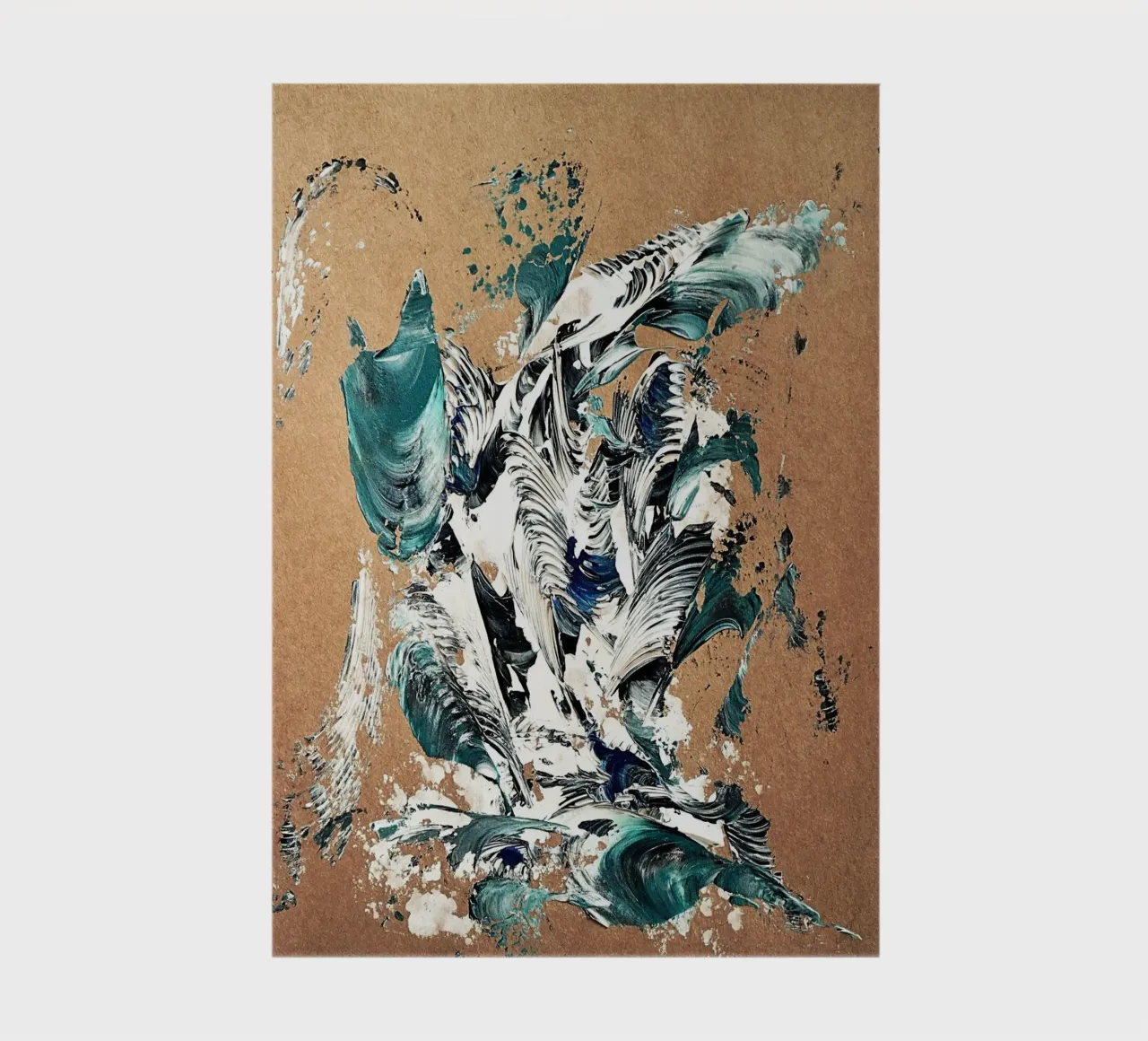 NATURAL STYLE 18 notebook by Thierry Vobmann Abstract painting