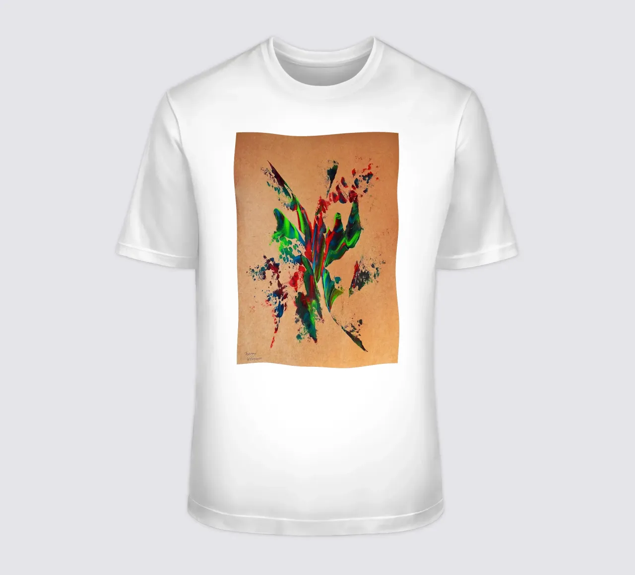 NATURAL STYLE 19 t-shirt da Thierry Vobmann Abstract painting