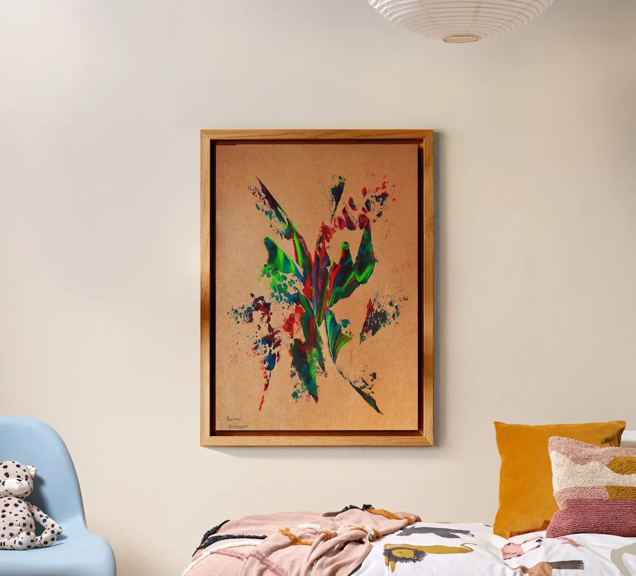 NATURAL STYLE 19 alluminio dibond da Thierry Vobmann Abstract painting