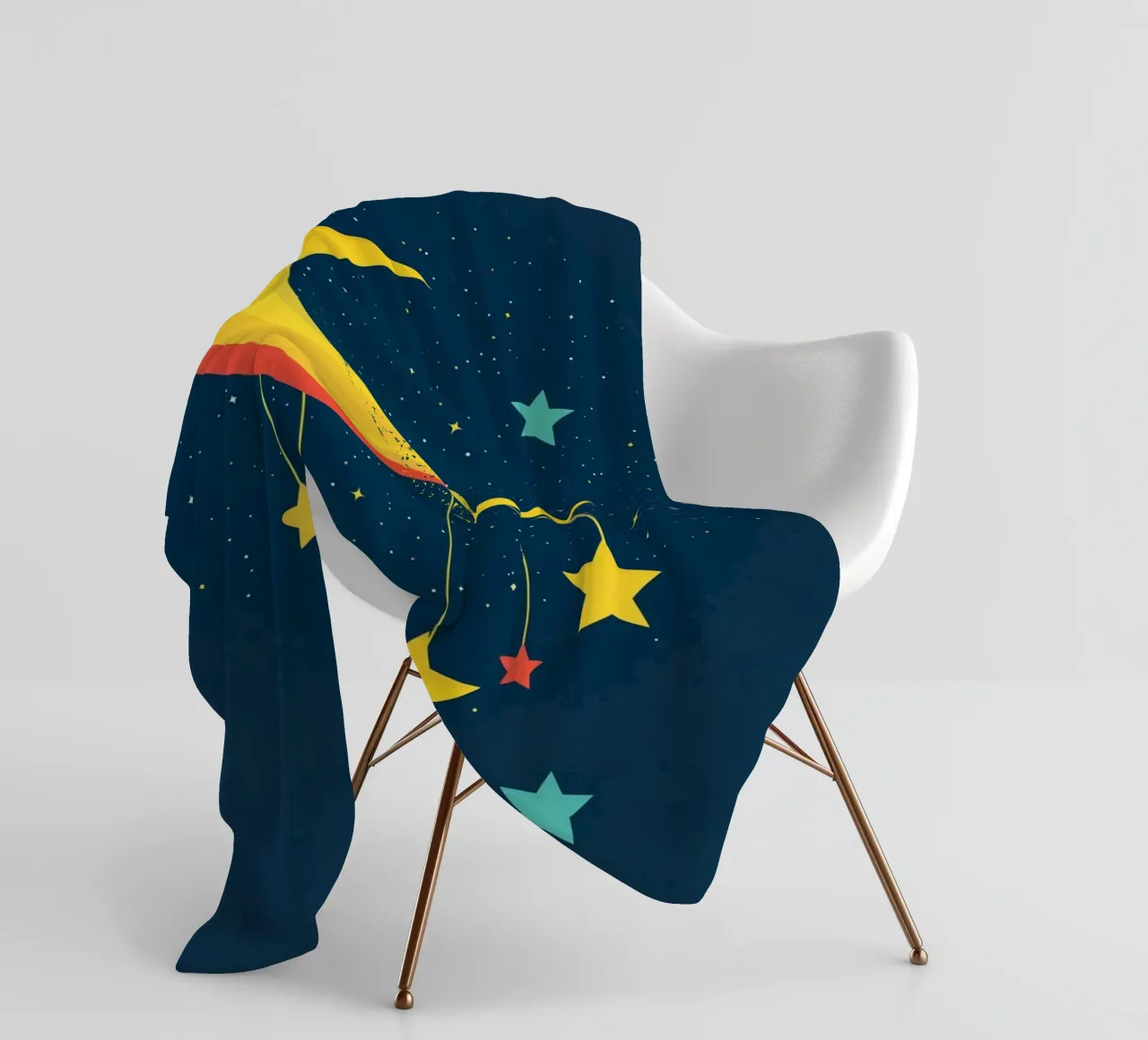 Luna in una notte stellata coperta in pile da DreamPixel