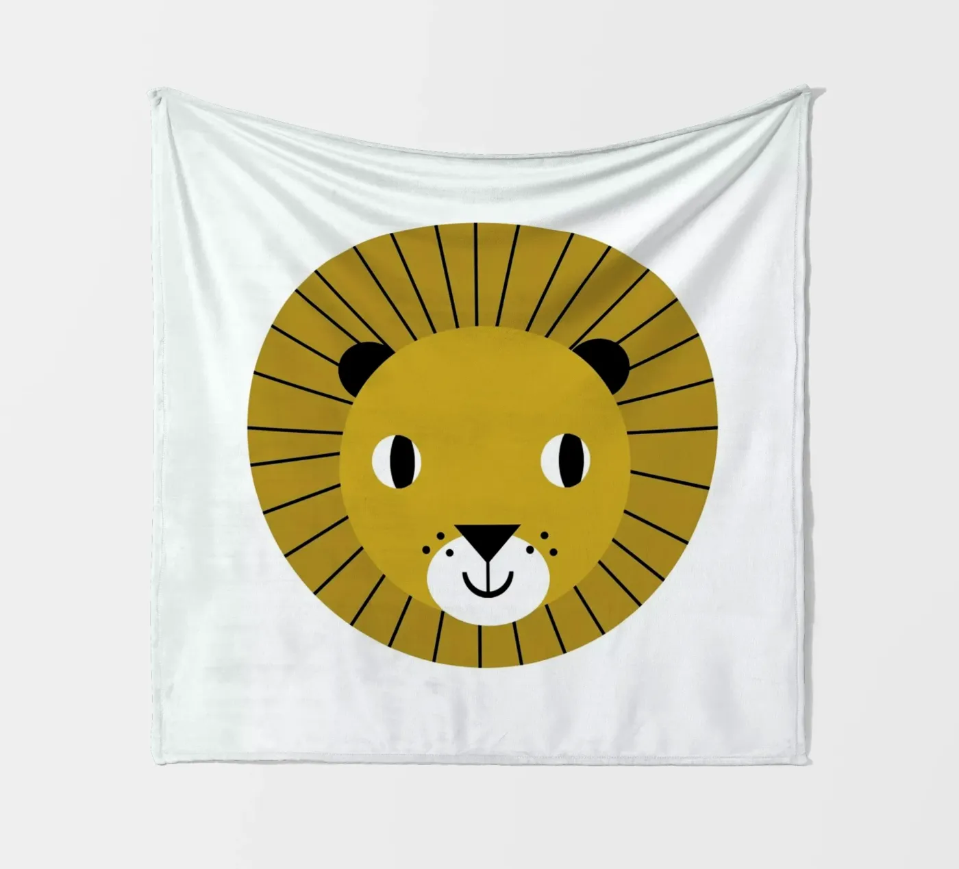 Lion coperta in pile da Charlotte Winter