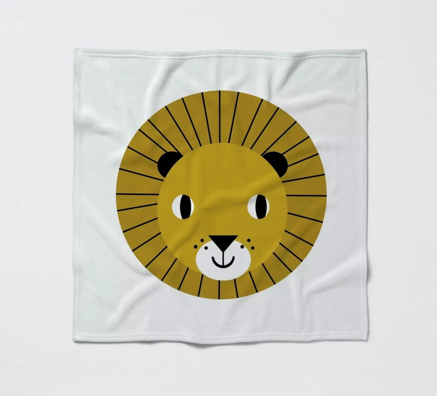 Lion coperta in pile da Charlotte Winter