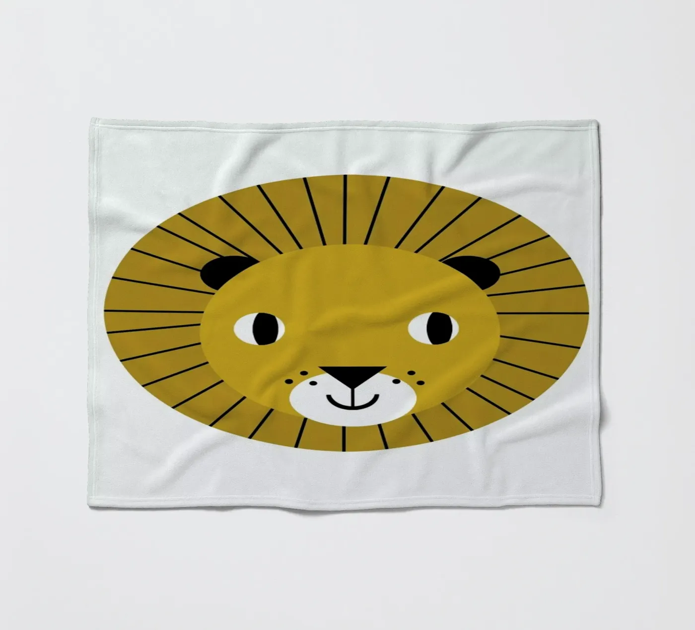 Lion coperta in pile da Charlotte Winter