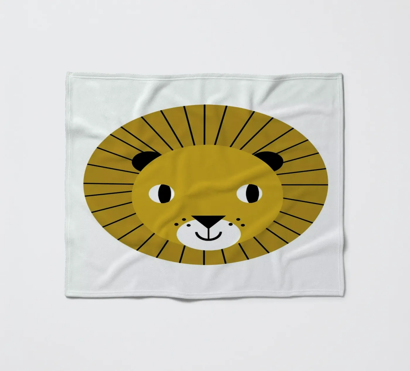 Lion coperta in pile da Charlotte Winter