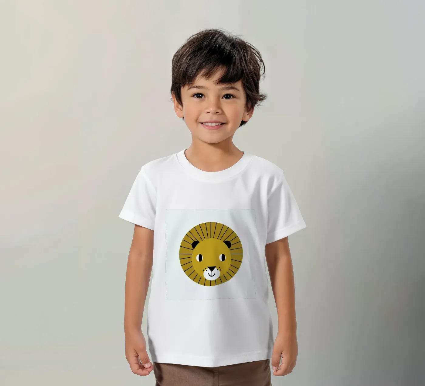 Lion t-shirt bambini da Charlotte Winter