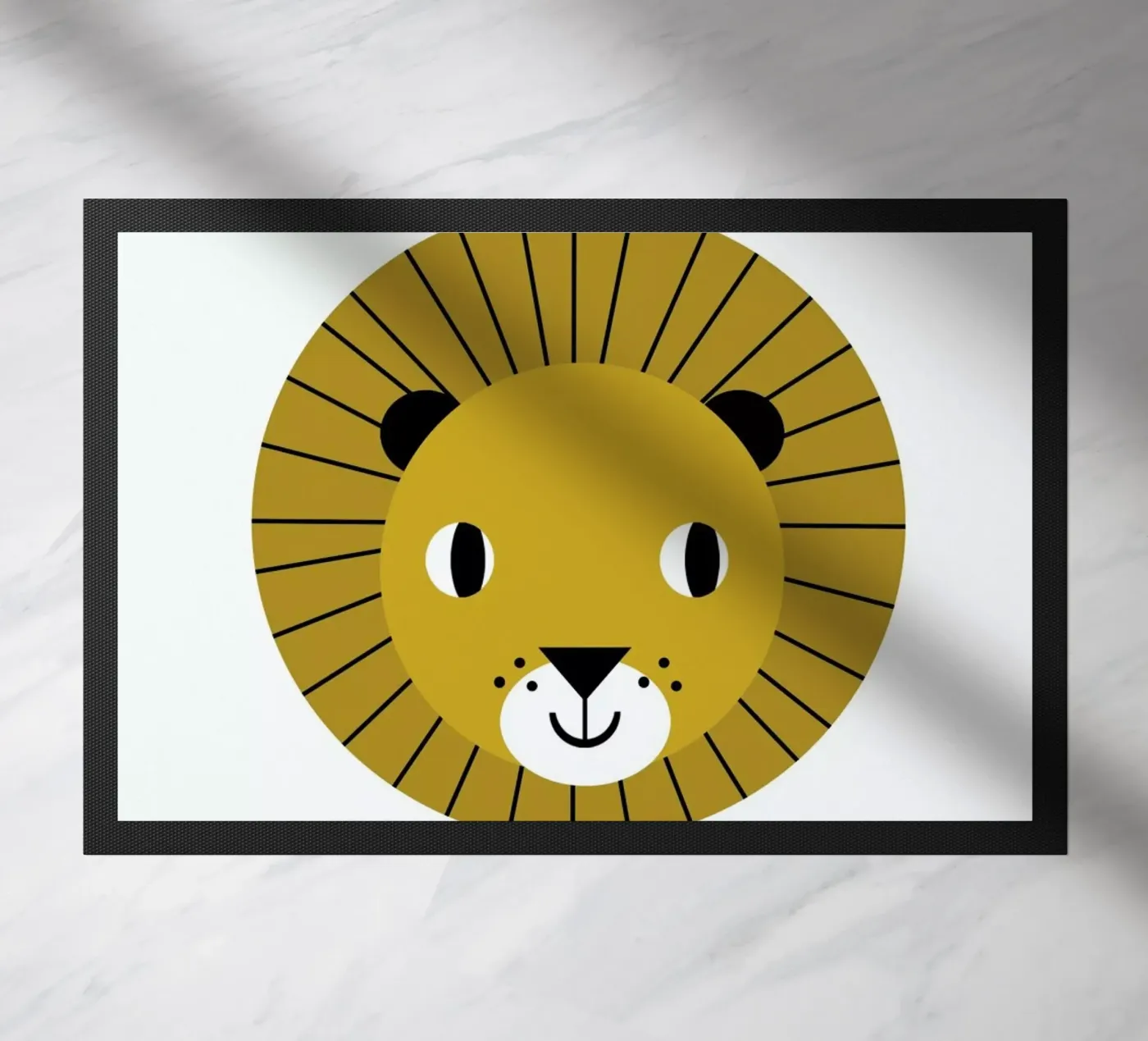 Lion paillasson de Charlotte Winter