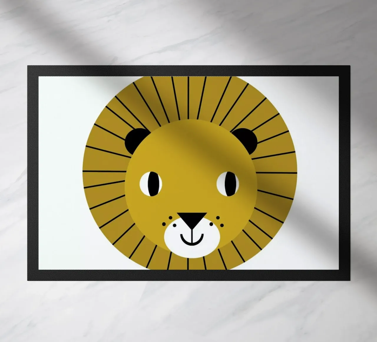 Lion deurmat van Charlotte Winter