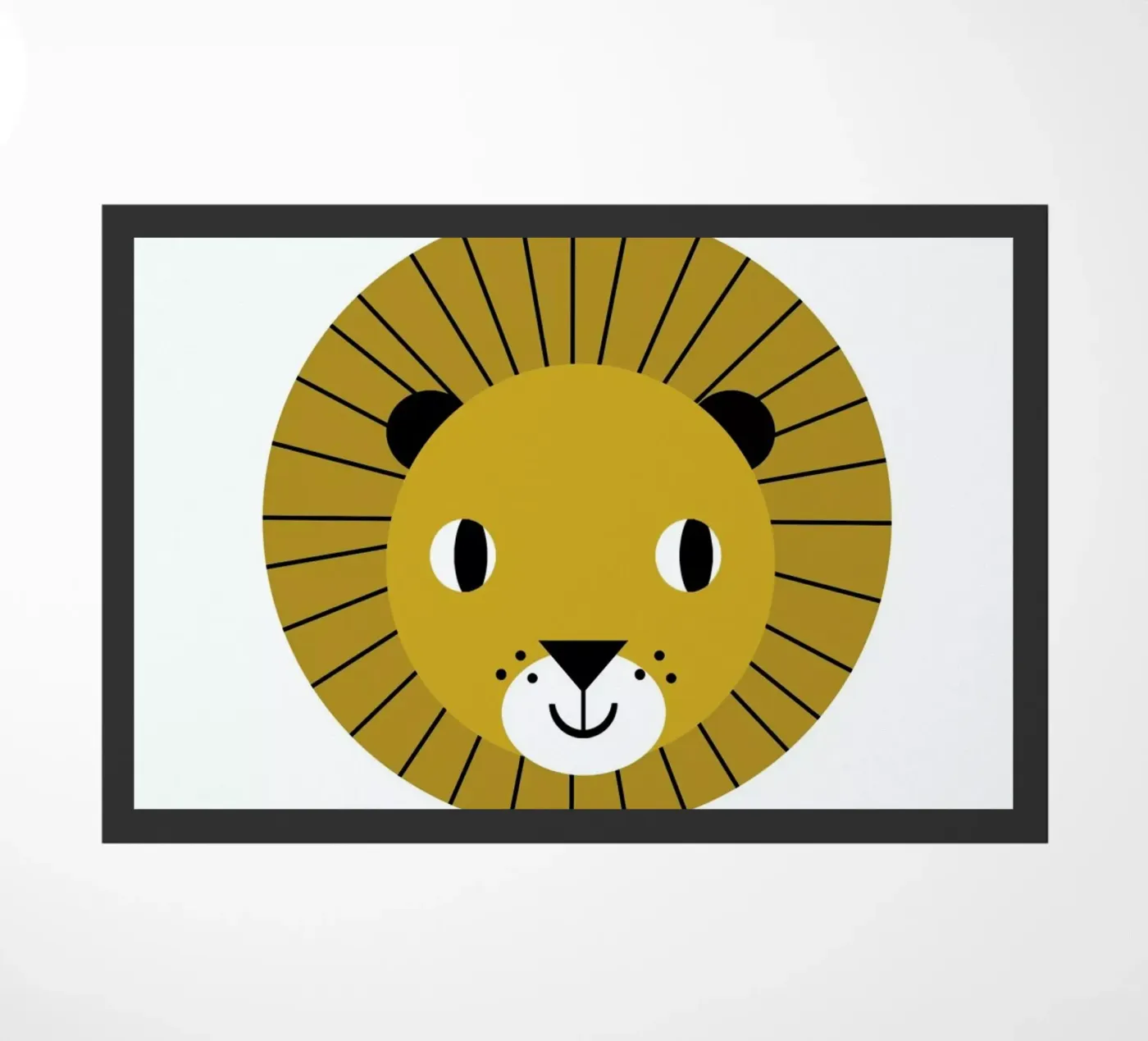 Lion paillasson de Charlotte Winter