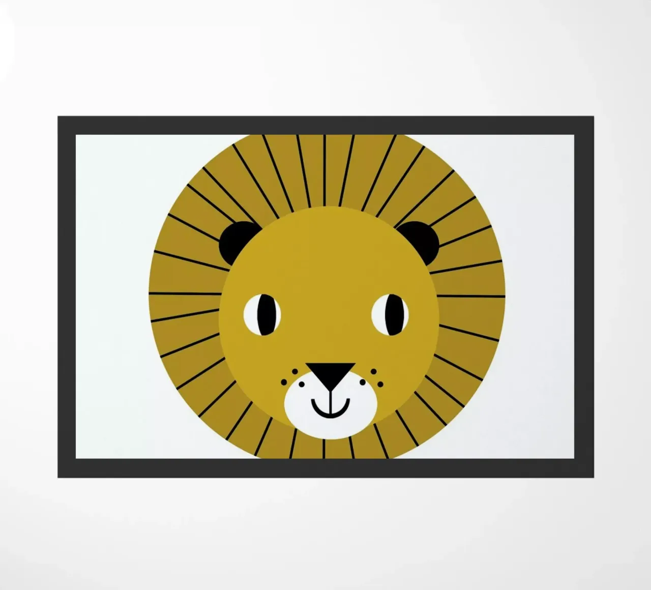 Lion deurmat van Charlotte Winter