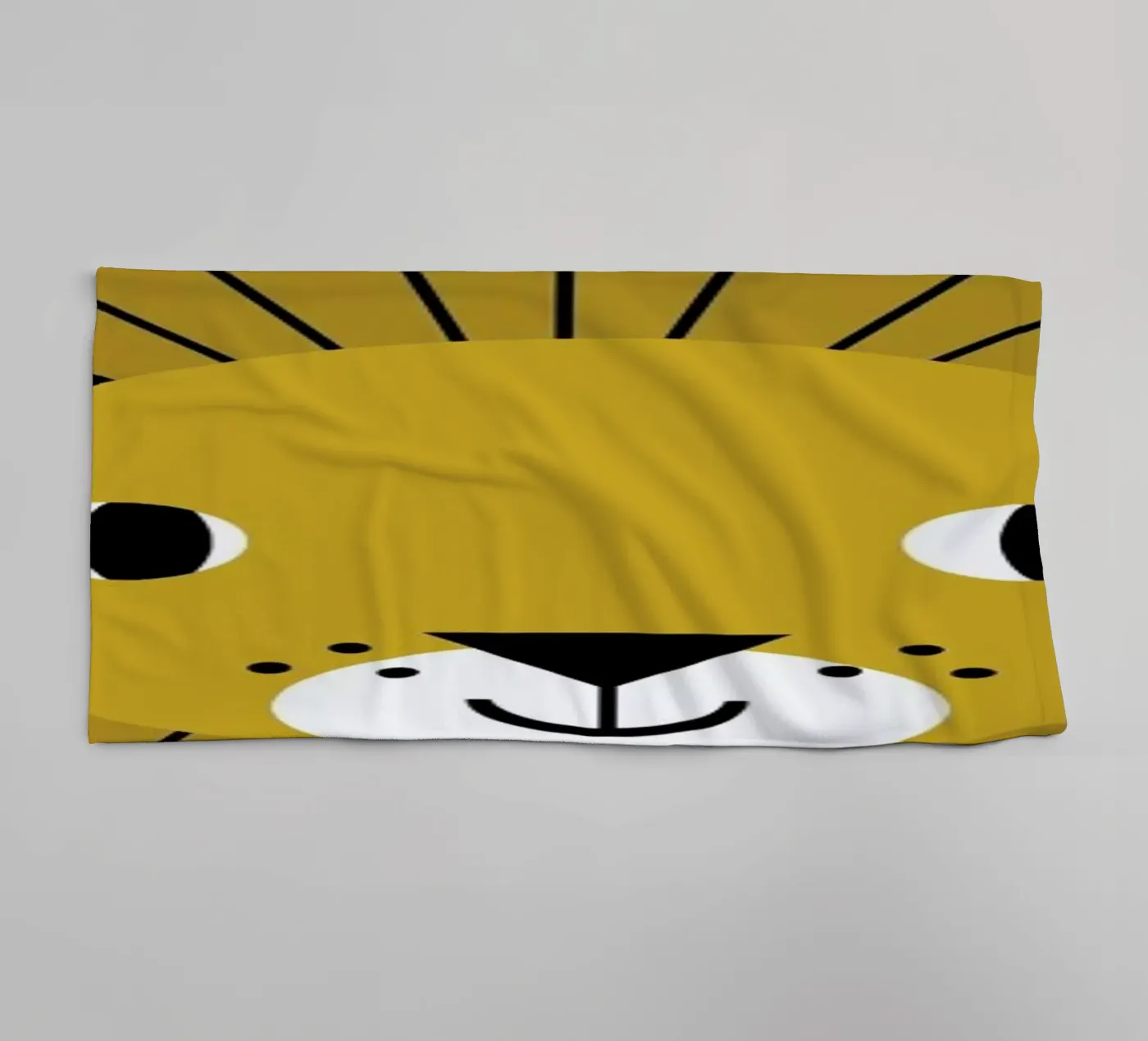 Lion badhanddoek van Charlotte Winter