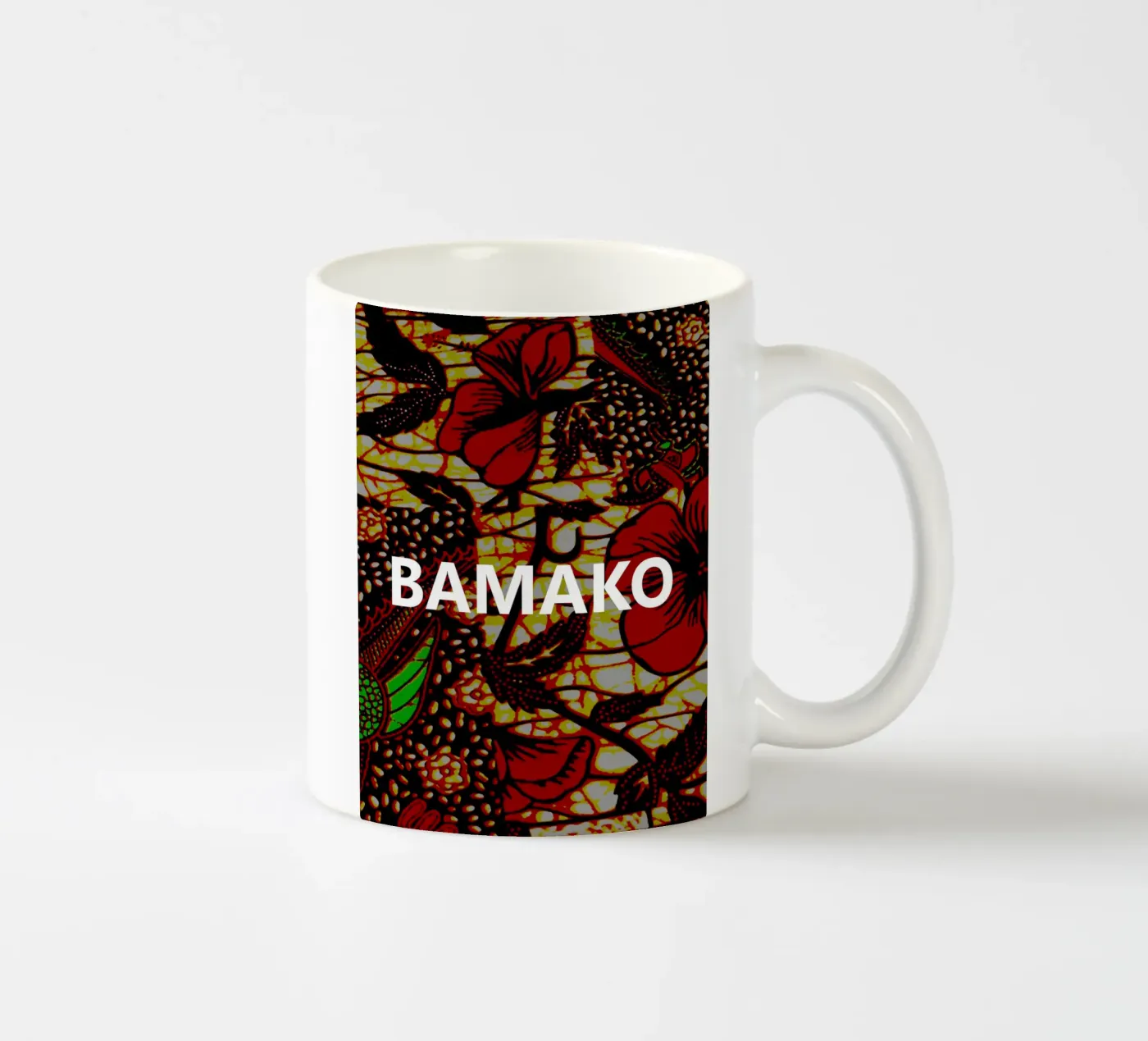 Bamako ceramic mug by Mathudace Créas