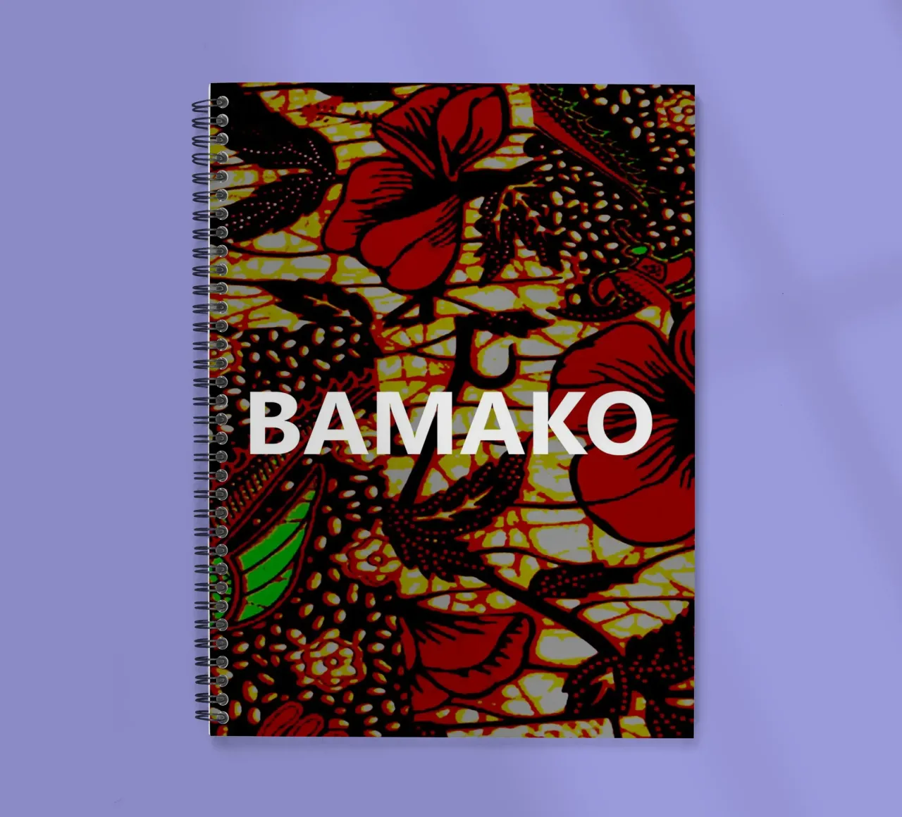Bamako spiral notebook by Mathudace Créas
