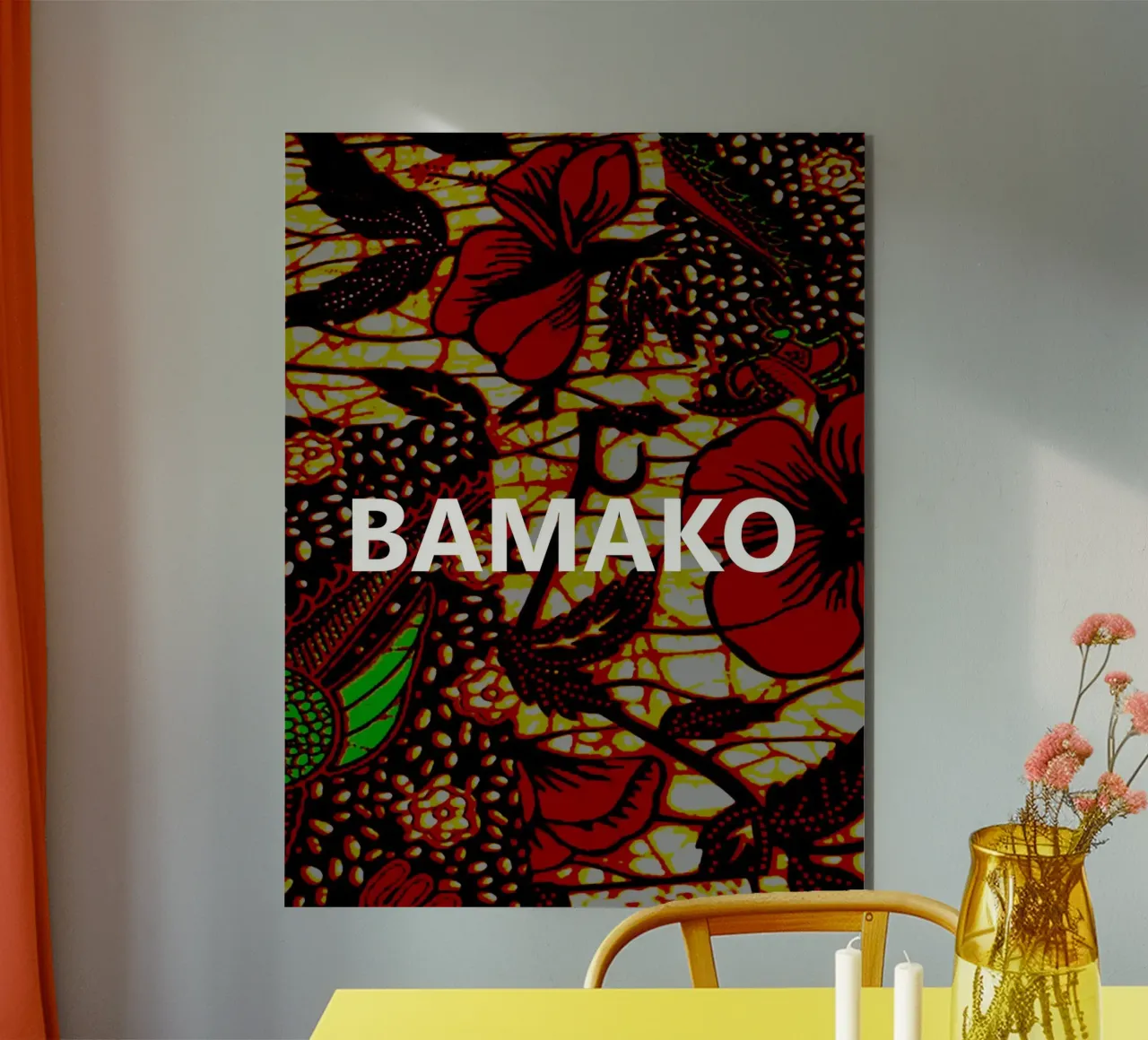 Bamako alu-dibond by Mathudace Créas