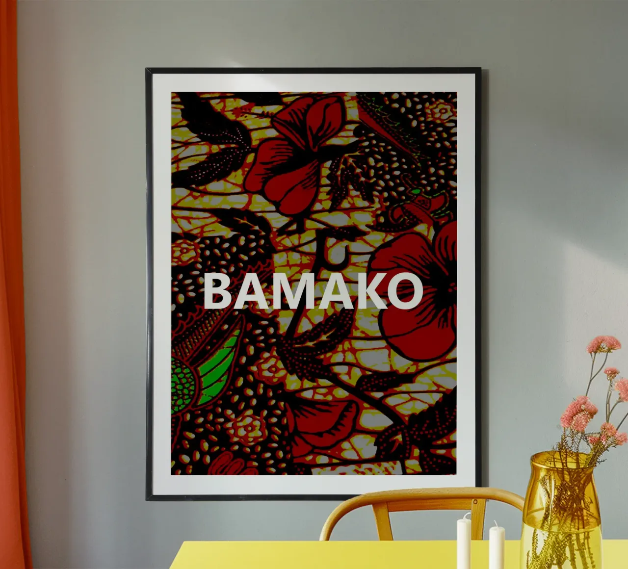 Bamako poster by Mathudace Créas