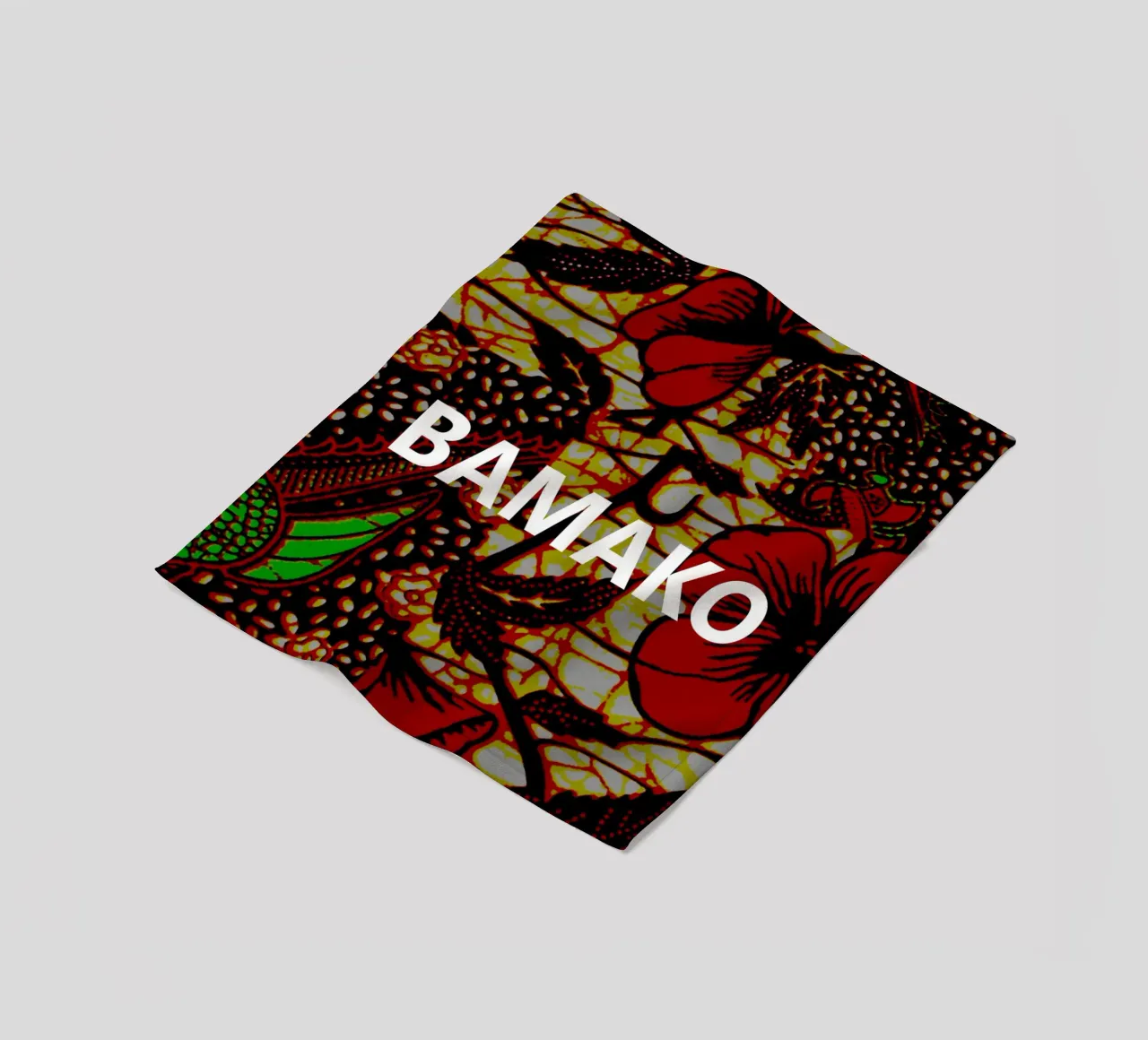 Bamako coperta in pile da Mathudace Créas