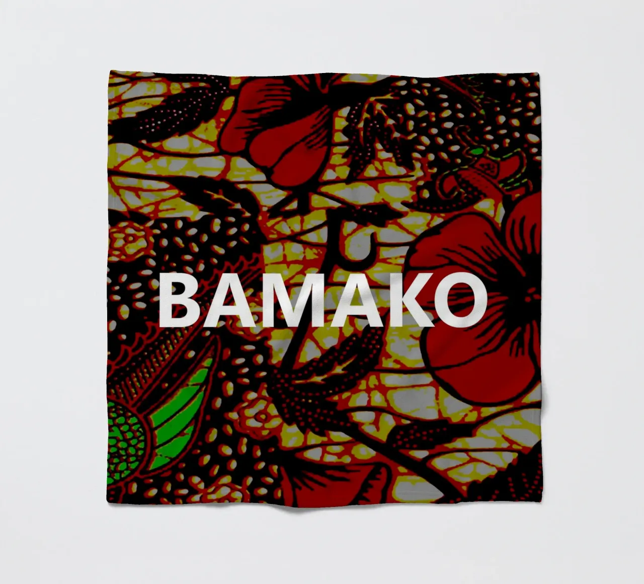 Bamako coperta in pile da Mathudace Créas