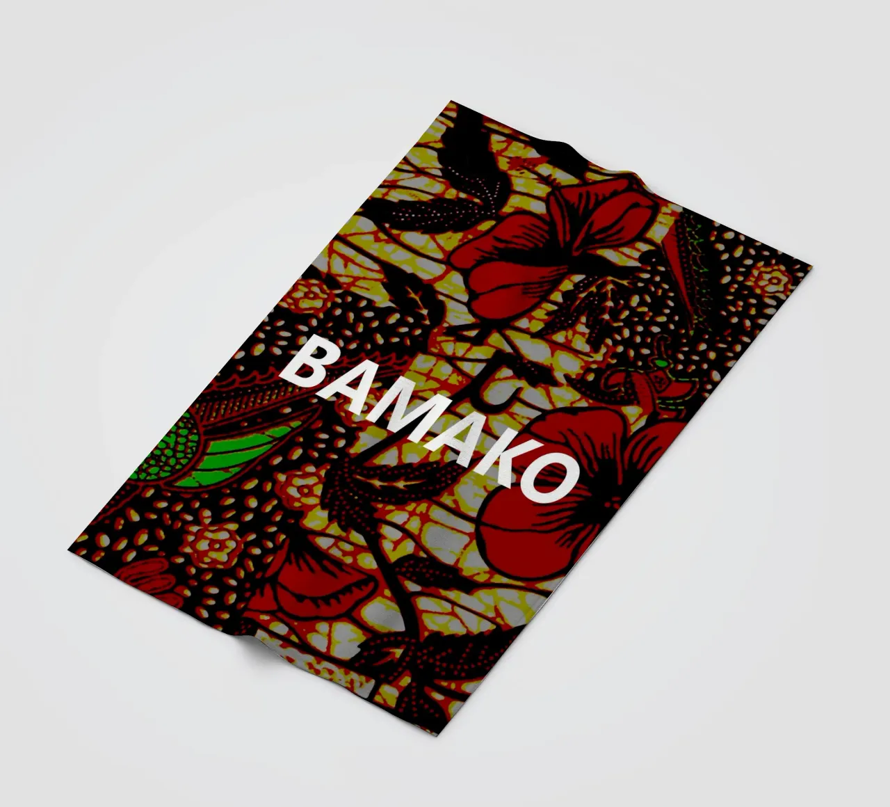 Bamako coperta in pile da Mathudace Créas